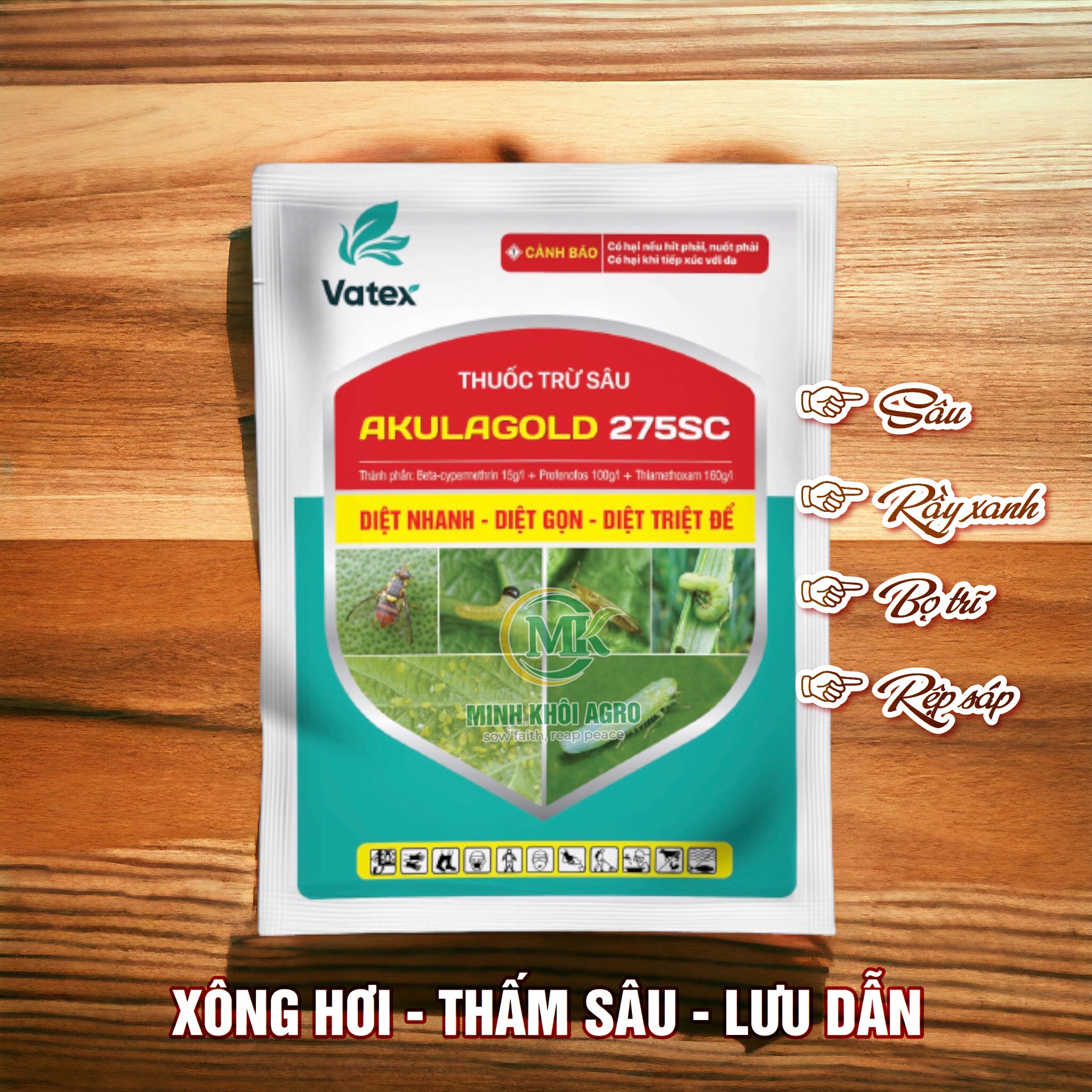 Thuốc trừ sâu rầy AkulaGold 275SC - Gói 25ml